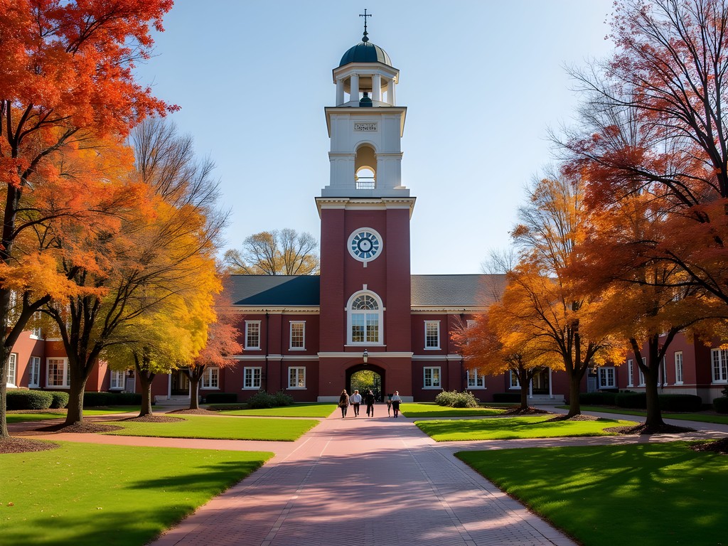 Denny Chimes and the Quad at University of Alabama campus