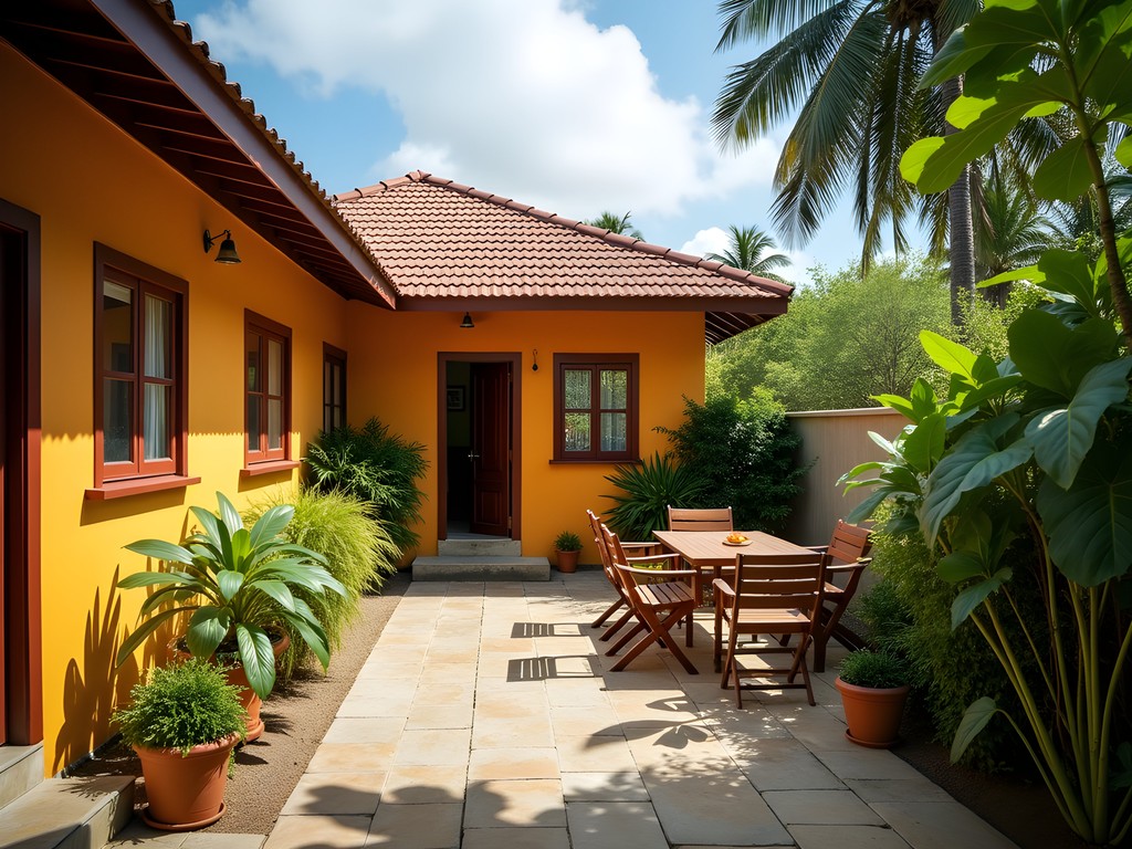 Affordable guesthouse in Victoria Seychelles with tropical garden
