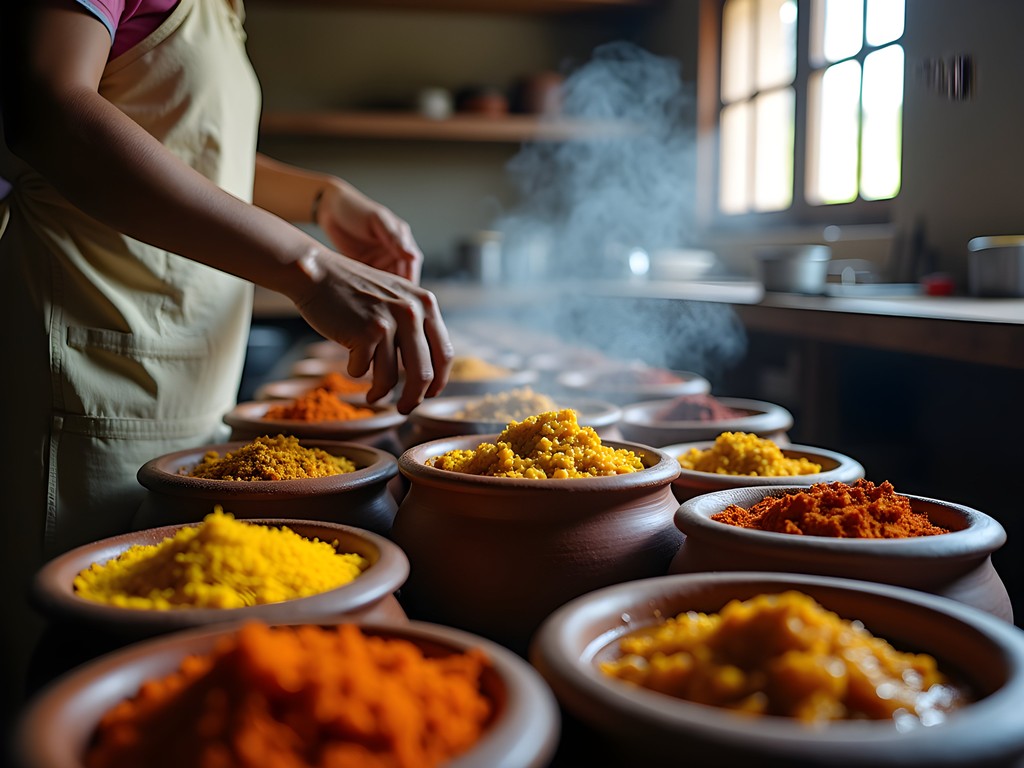 Authentic Sri Lankan cooking class with local ingredients in traditional kitchen in Kandy