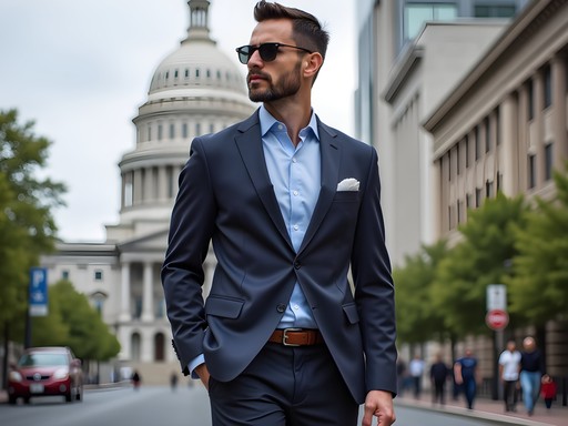 Professional wearing technical business attire suitable for both meetings and outdoor activities in Albany