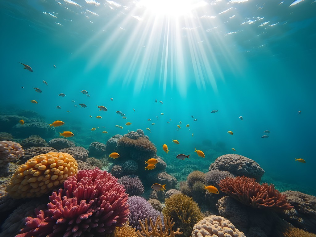 Vibrant coral reef snorkeling in Aqaba's Red Sea marine reserve