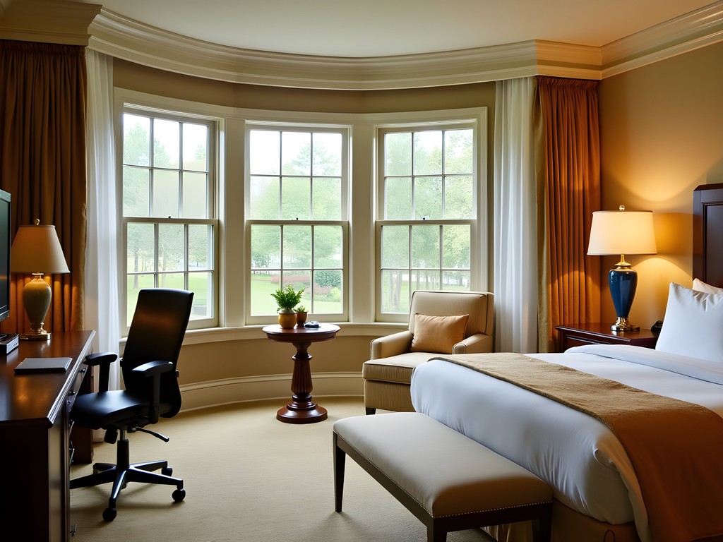 Elegant business suite at The Partridge Inn in Augusta