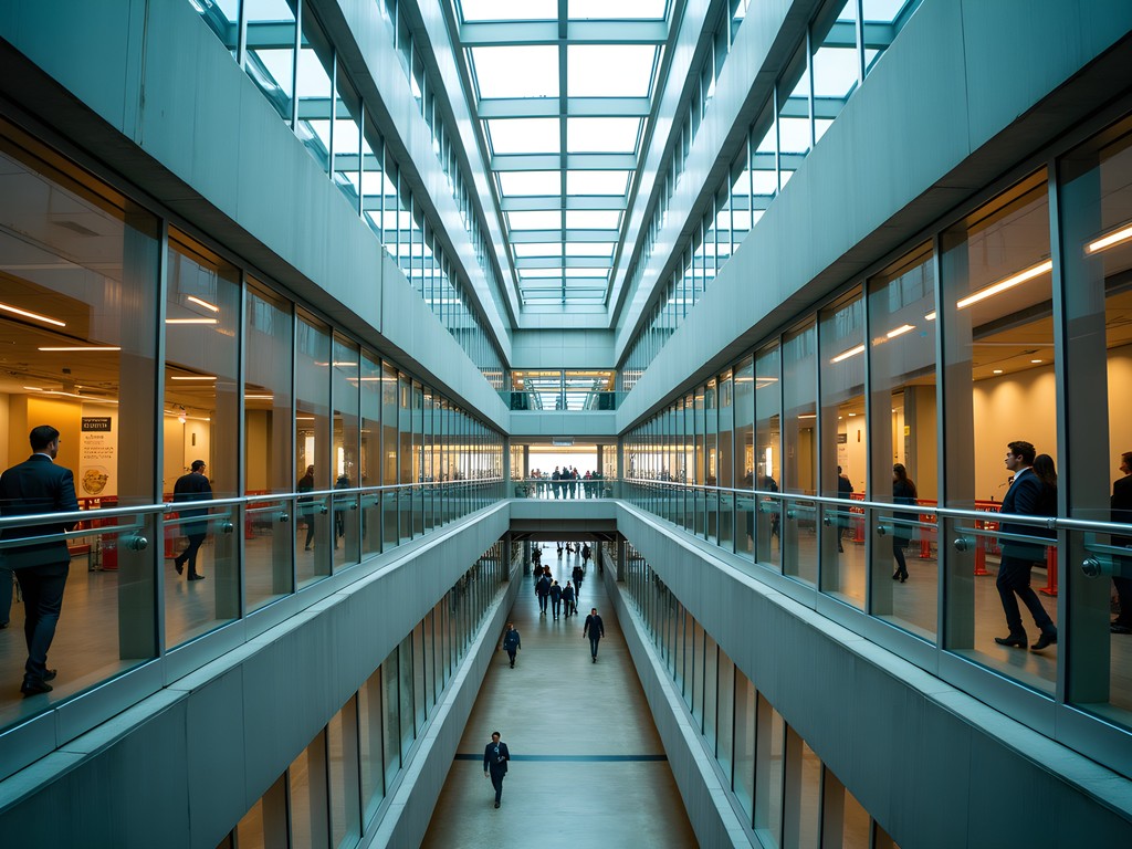 Des Moines skywalk system connecting downtown buildings