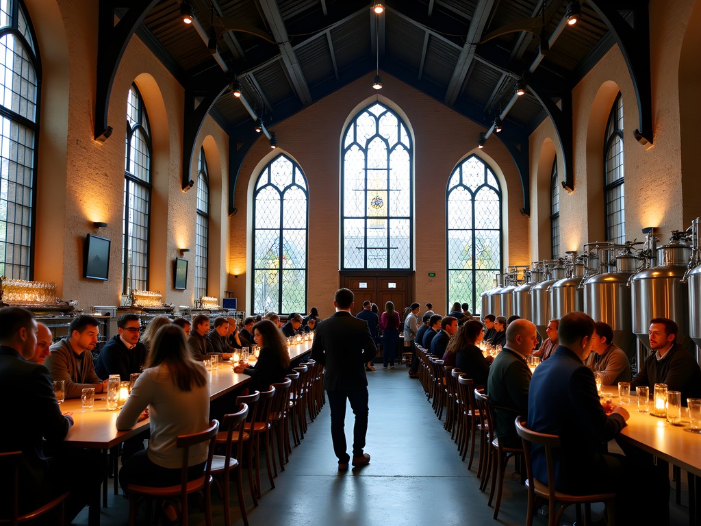 Business networking event at Jopenkerk brewery in Haarlem