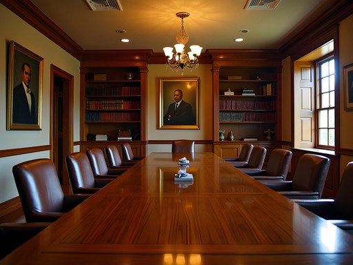 Historic Kimberley Club boardroom with colonial-era furnishings