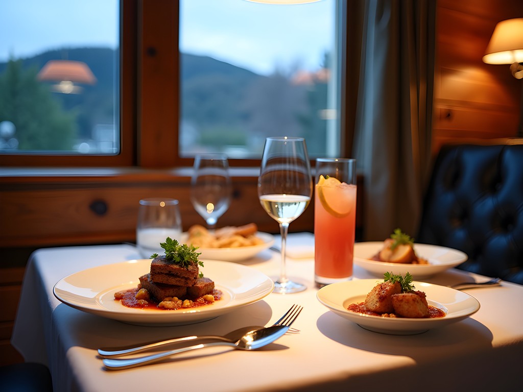 Farm-to-table business dinner at upscale Morgantown restaurant