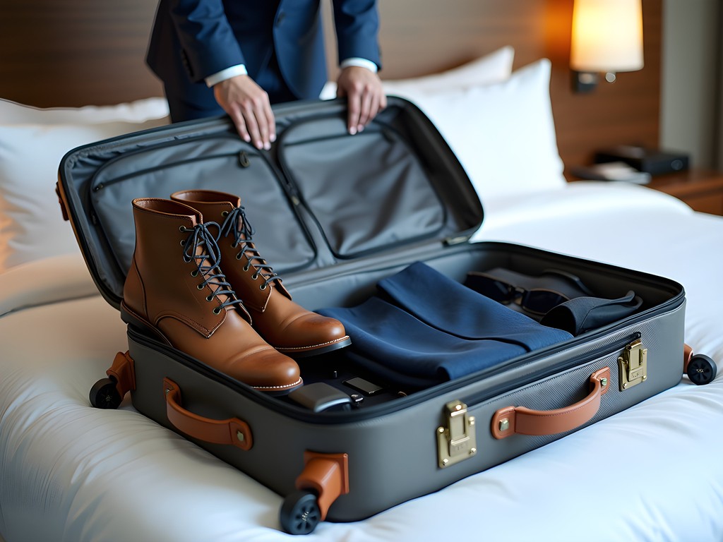 Business professional packing for combined business and adventure trip to Peru