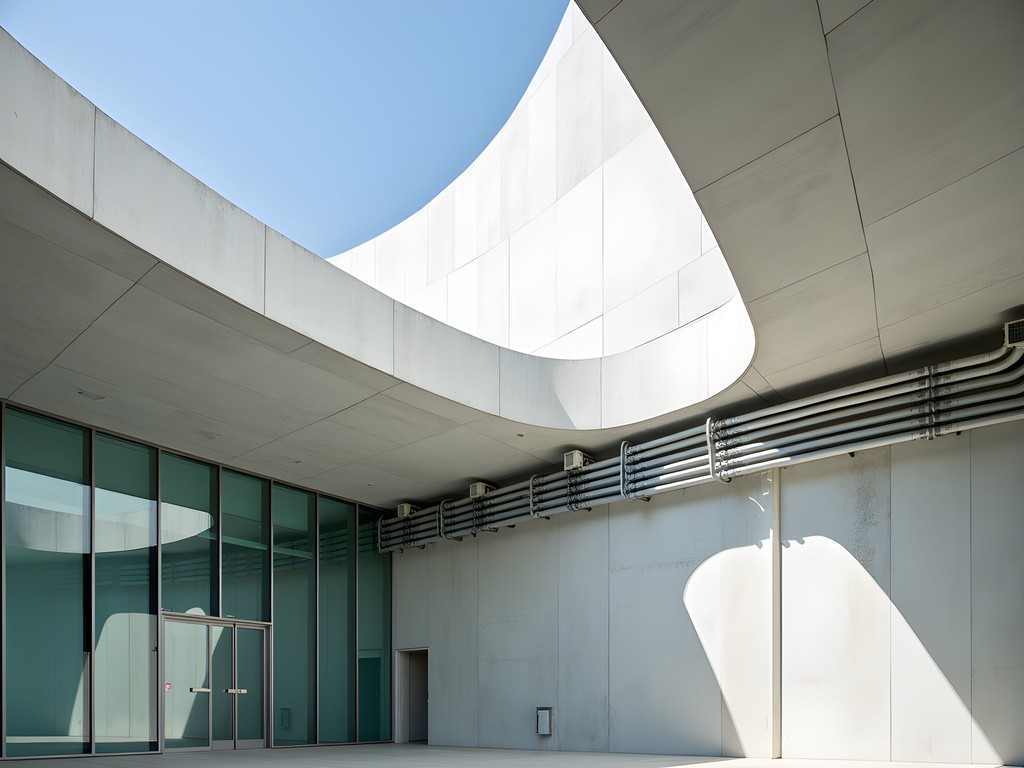 Oslo Opera House architectural detail showing innovative electrical and HVAC systems