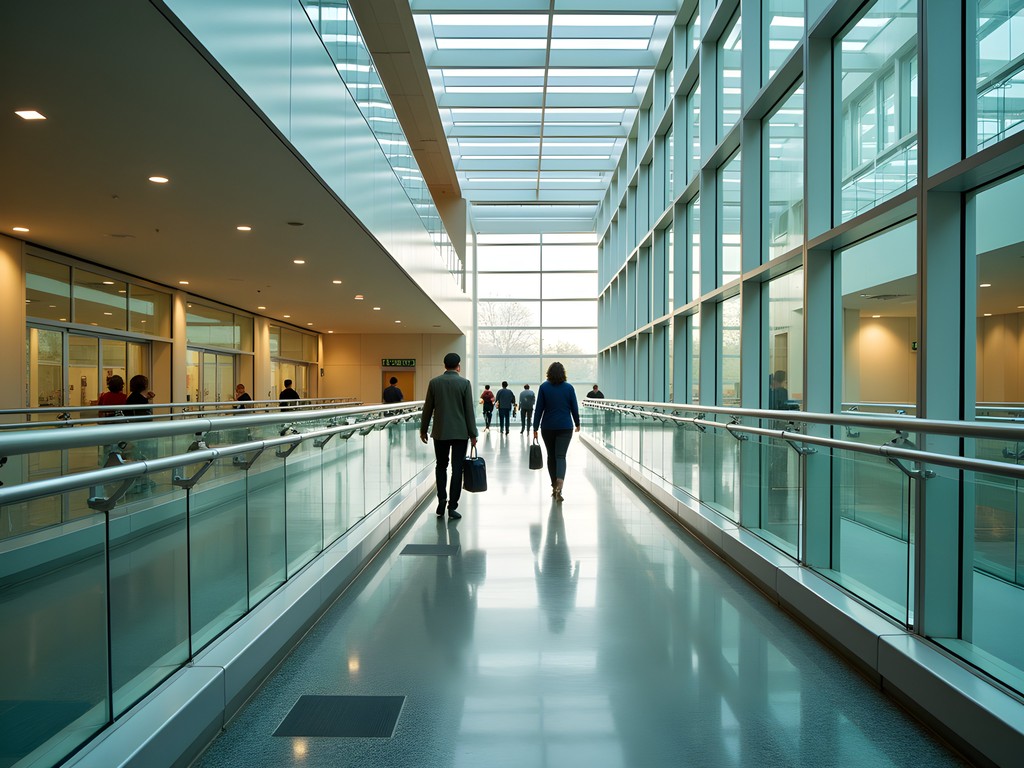 Rochester's climate-controlled skyway system connecting downtown buildings