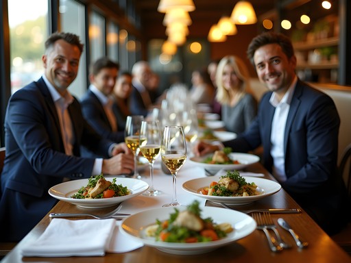 Elegant farm-to-table business dinner in Sacramento restaurant