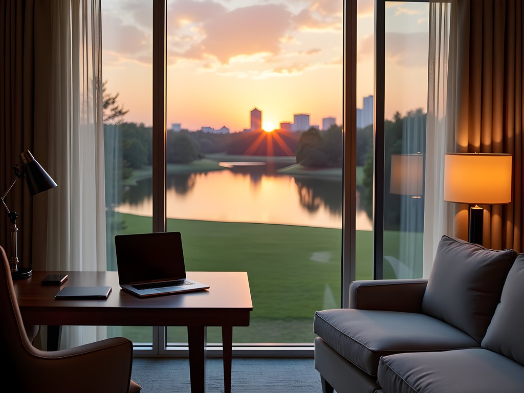 Lakeside view from Westin Perimeter North in Sandy Springs