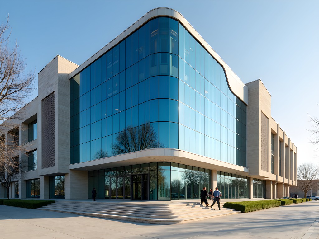 Modern International Business Center in Tashkent with distinctive architecture