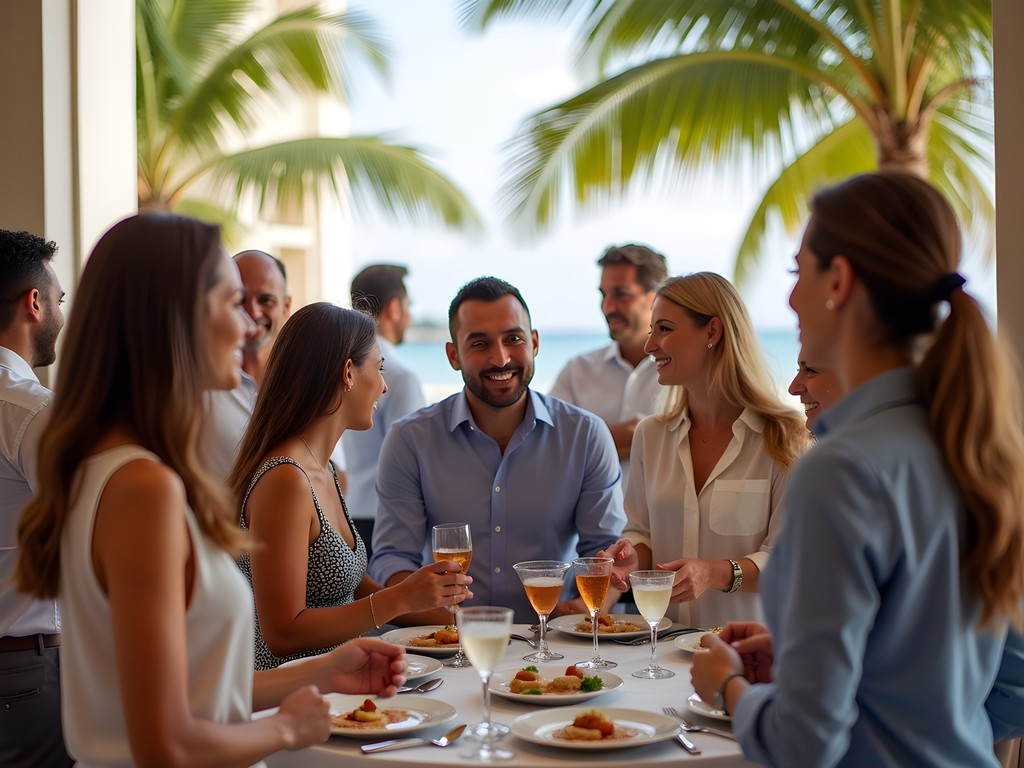 Business networking event in Willemstad with diverse professionals