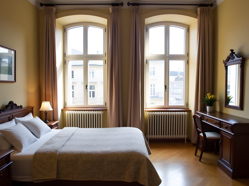 Charming historic guesthouse accommodation in central Debrecen