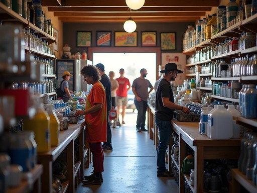Burning Man participants shopping for supplies in Fernley before heading to the playa