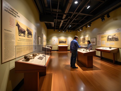 Interactive exhibits at the National Frontier Trails Museum in Independence