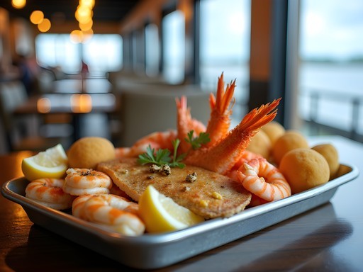 Fresh seafood platter at Safe Harbor Seafood Restaurant Jacksonville