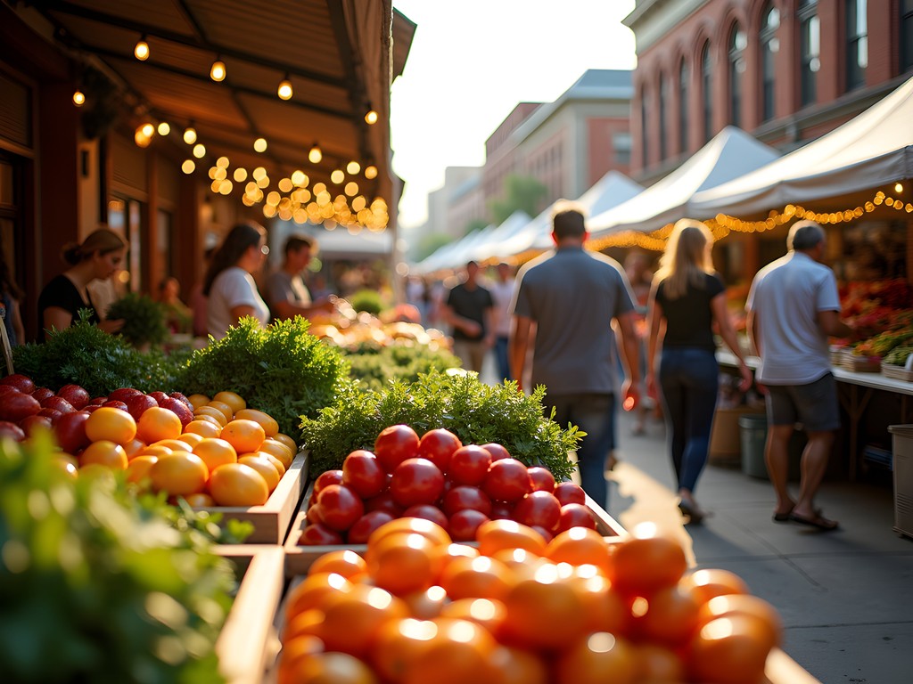 Bustling morning at Kansas City's historic City Market
