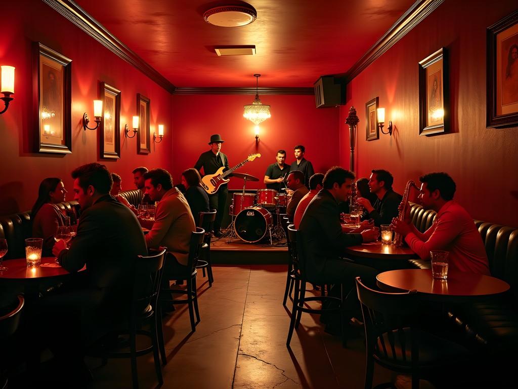 Intimate jazz performance at a Kansas City jazz club