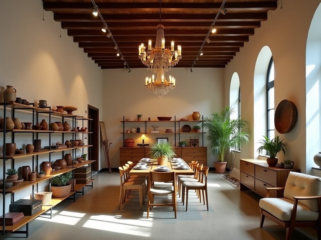 Jose McDonald browsing contemporary Mexican design at a concept store in Colonia Roma