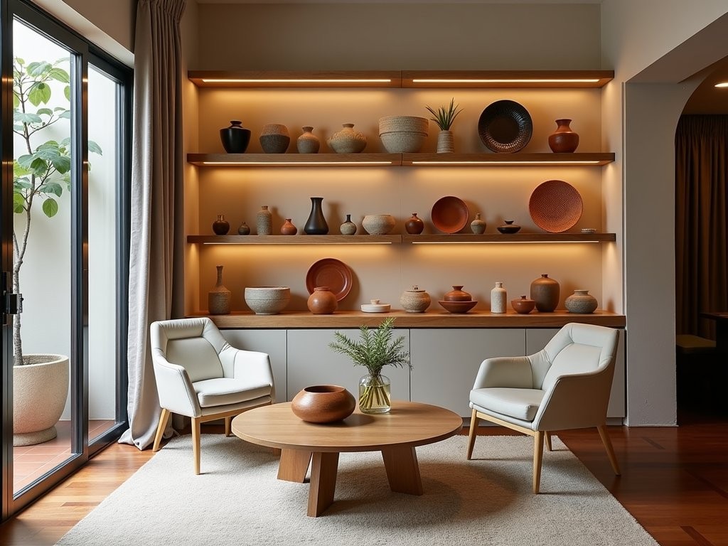 Contemporary Mexican design boutique in Roma neighborhood featuring handcrafted goods with modern aesthetic