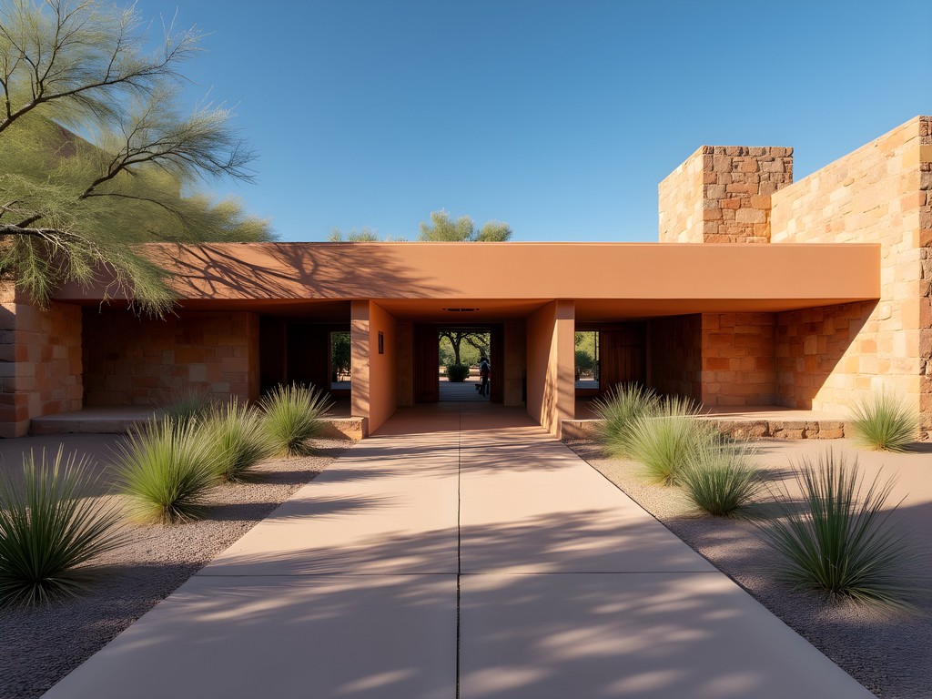 Frank Lloyd Wright's Taliesin West showcasing desert architectural principles