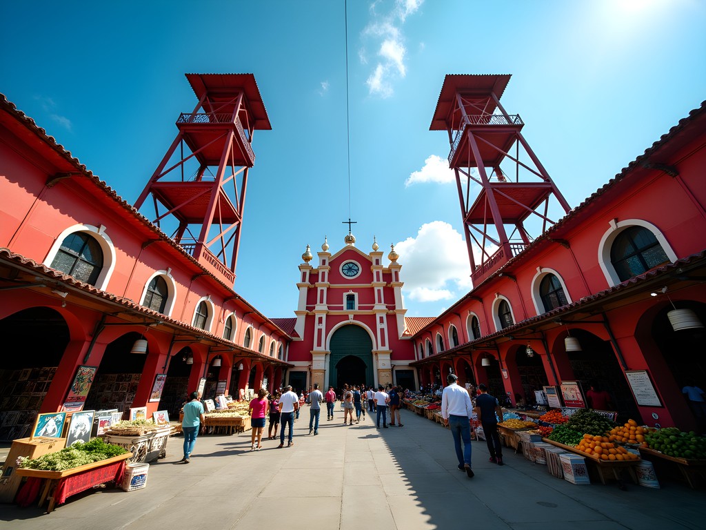 Historic Iron Market (Marché de Fer) in downtown Port-au-Prince
