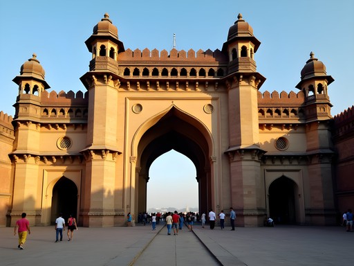 Historic Shaniwar Wada fortress in Pune with ornate entrance gate