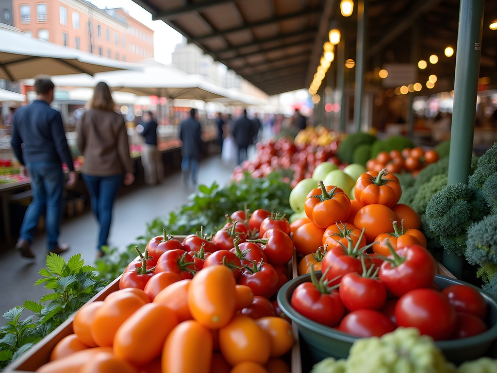 Weekend shopping at Eastern Market in Washington DC