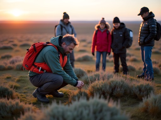 Guided tundra ecology walk with Iñupiat conservation officer in Barrow, Alaska