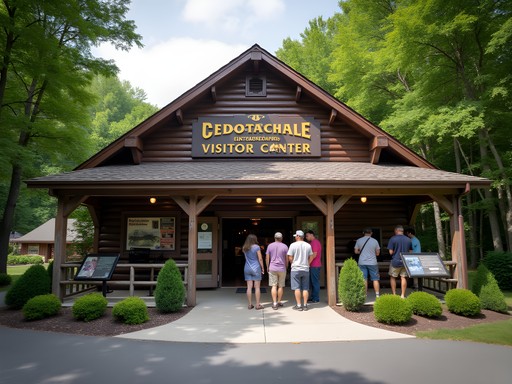 Entrance to Beckley Exhibition Coal Mine and visitor center
