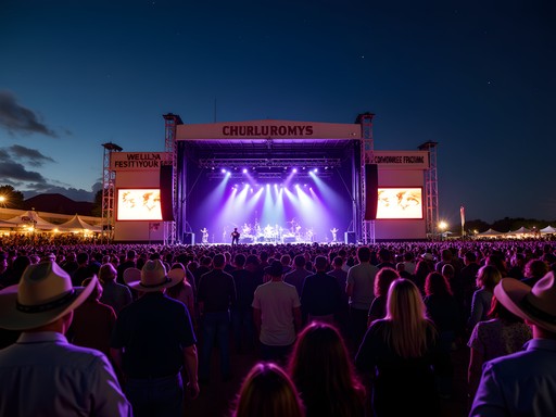 Evening concert at Frontier Park during Cheyenne Frontier Days