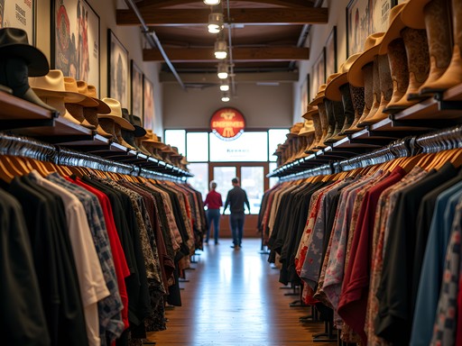 Western wear shopping in downtown Cheyenne during Frontier Days