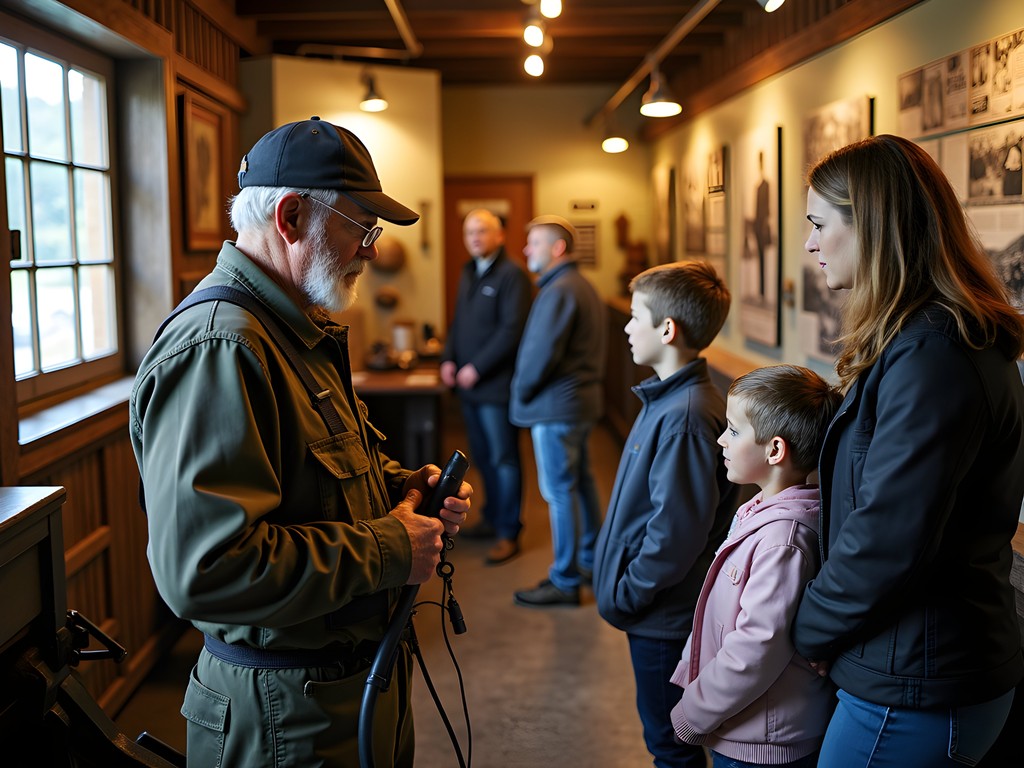 Interactive coal mining exhibit at Cecil H. Underwood Coal Museum in Clarksburg