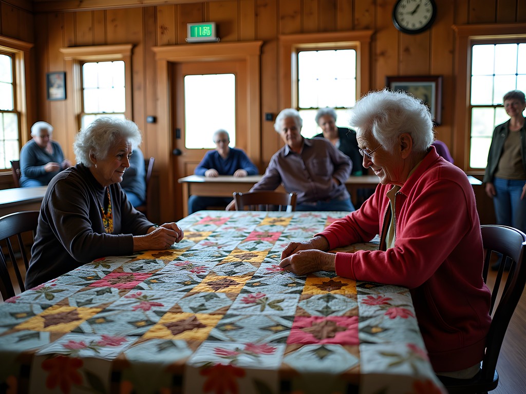 Traditional Appalachian artisans demonstrating crafts in Glen Elk Village, Clarksburg