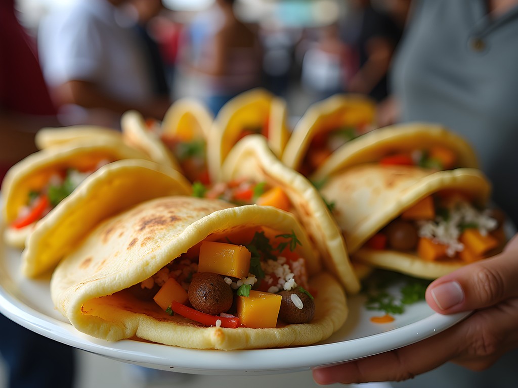 Colombian-Venezuelan fusion food at Cúcuta's public market