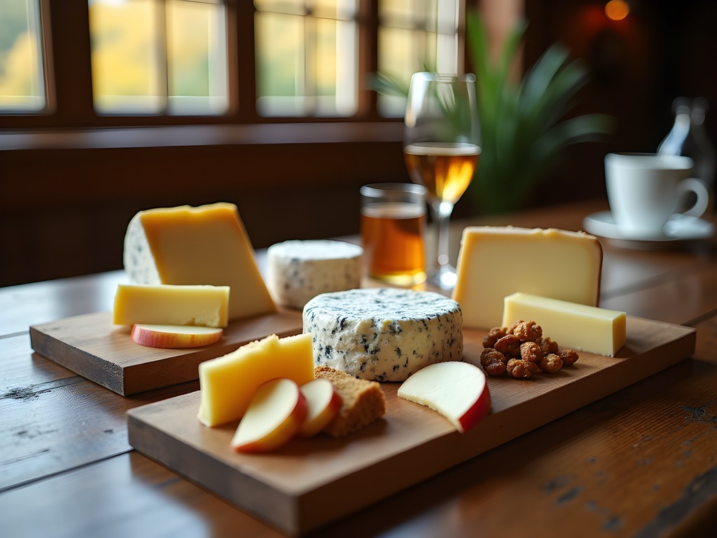 Artisanal Vermont cheese tasting with local accompaniments near Essex Junction