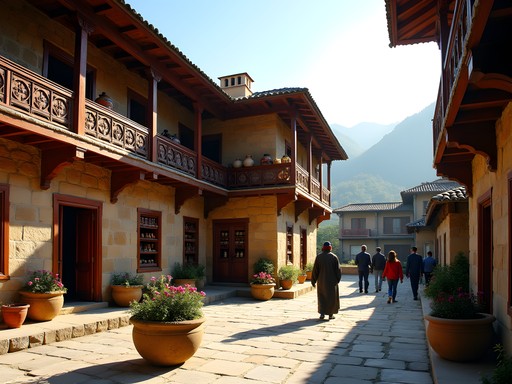 Traditional architecture and cultural center in Saidpur Village, Margalla Hills