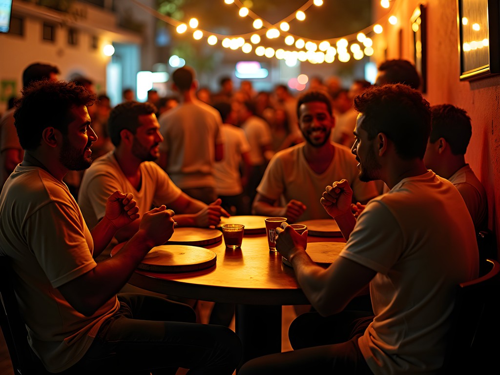 Traditional roda de samba gathering in São Paulo with musicians and dancers