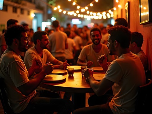 Traditional roda de samba gathering in São Paulo with musicians and dancers