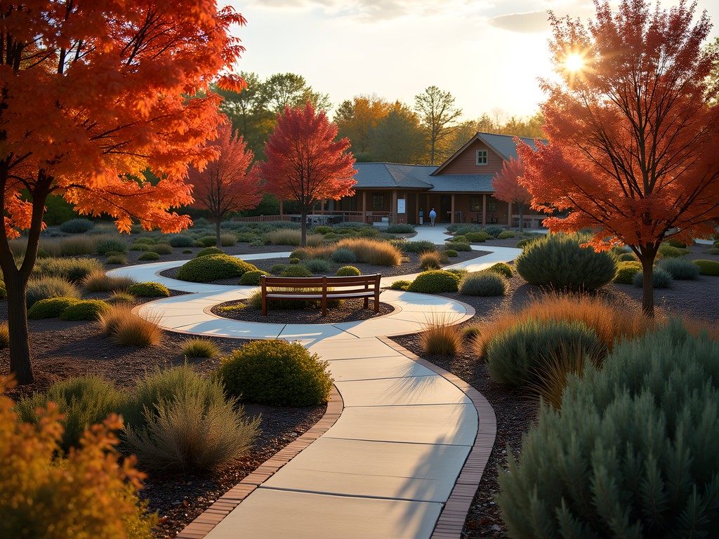 The Botanic Garden at Oklahoma State University in fall colors
