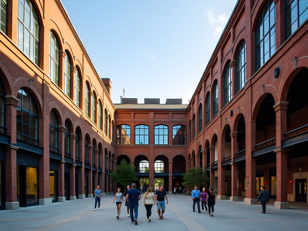 Innovation Quarter showing adaptive reuse of historic tobacco buildings