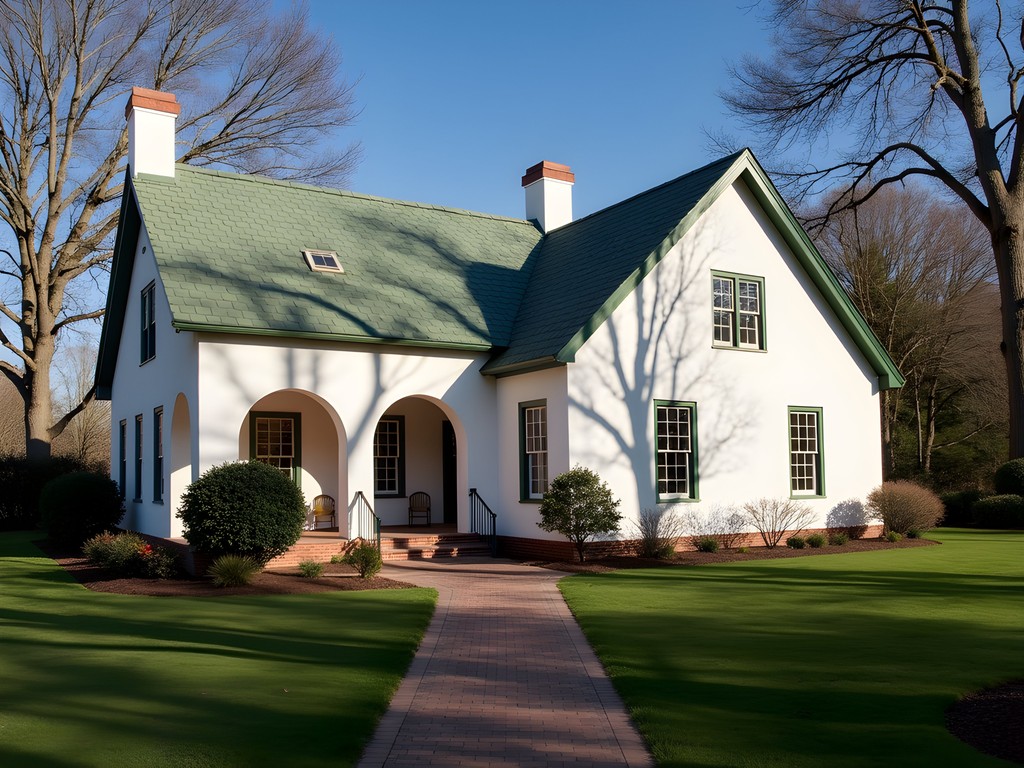 Reynolda House Museum exterior showcasing bungalow architecture