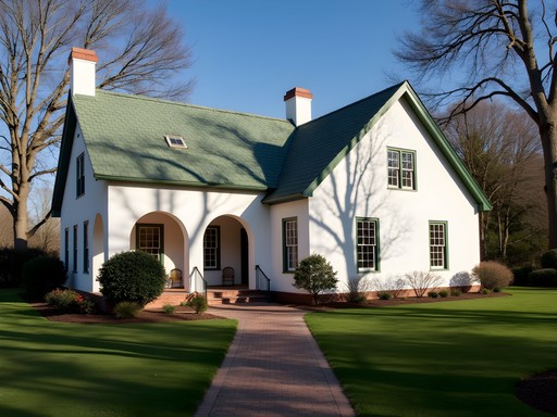 Reynolda House Museum exterior showcasing bungalow architecture