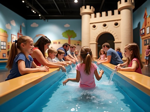 Children engaged in interactive exhibits at Children's Museum of the Lowcountry