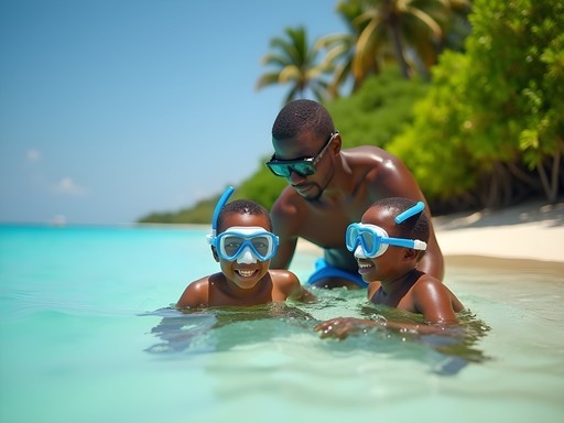 Family snorkeling experience at Îles de Los near Conakry