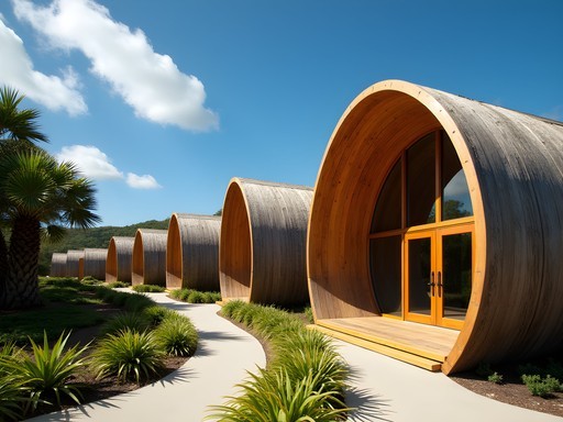 The innovative architecture of Jean-Marie Tjibaou Cultural Center in Dumbea, New Caledonia