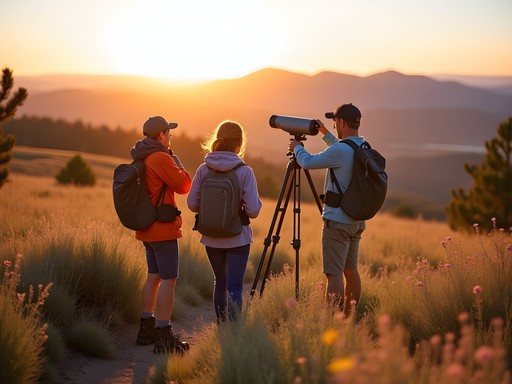 Family wildlife viewing at Green Mountain Park Lakewood Colorado