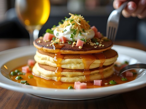 Enormous shareable pancakes at Hash House A Go Go Las Vegas