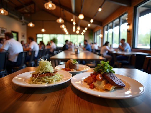Family enjoying farm-to-table meal at Silo Modern Farmhouse restaurant in Lenexa
